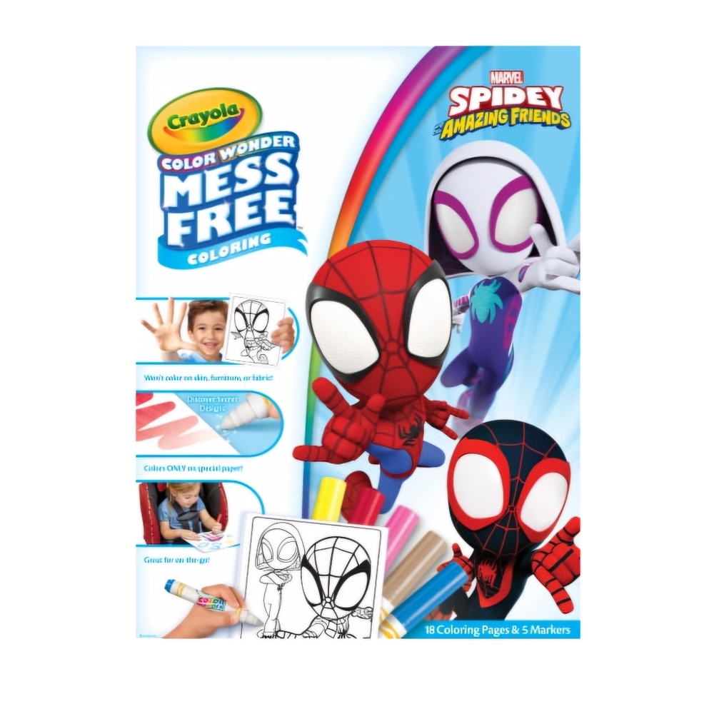 Spidey and His Amazing Friends Mess Free Coloring